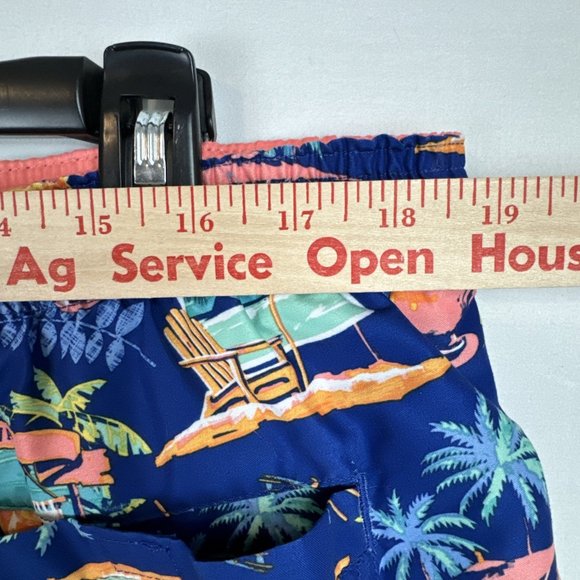 Boca Classics Men's XL Swim Trunks hawaiian tropical beach vacation travel luau - Picture 12 of 16